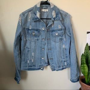 Distressed Denim Jacket
